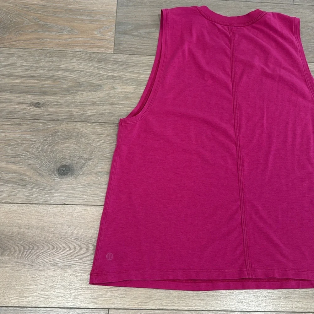 LULULEMON Ripened Raspberry All Yours Tank Active Workout Gym Muscle Top Size 12